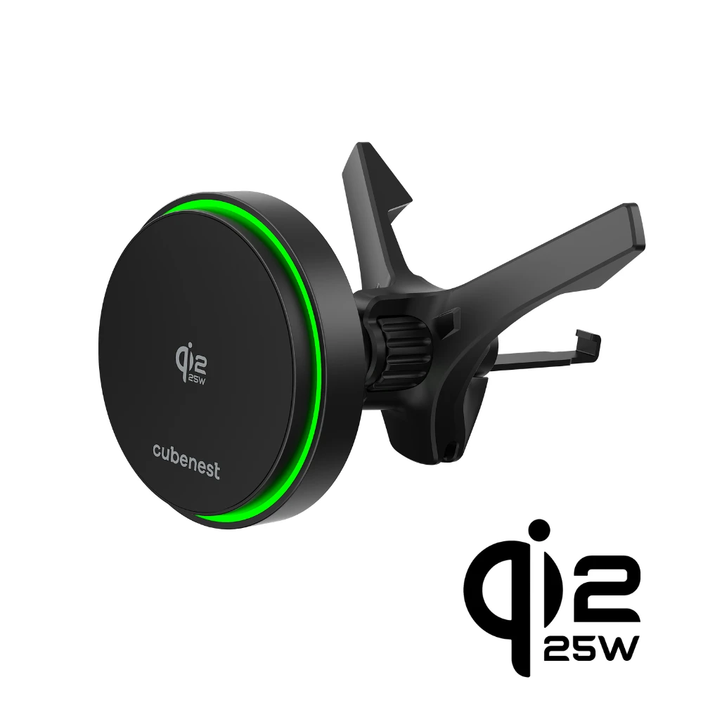 E-shop Cubenest Qi2.2 Magnetická bezdrôtová nabíjačka do auta SQ1C4