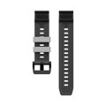 Cubenest Prémiový športový remienok na Garmin Watch QuickFit 22 mm čierno-sivý