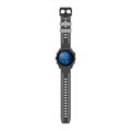 Cubenest Prémiový športový remienok na Garmin Watch QuickFit 22 mm čierno-sivý