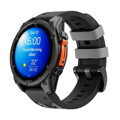 Cubenest Prémiový športový remienok na Garmin Watch QuickFit 22 mm čierno-sivý