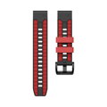 Cubenest Prémiový športový remienok na Garmin Watch QuickFit 22 mm čierno-červený