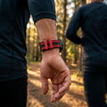 Cubenest Prémiový športový remienok na Garmin Watch QuickFit 22 mm čierno-červený