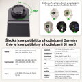 Cubenest 3v1 Qi2.2 Bezdrôtová magnetická nabíjačka SQ314 Pro Garmin Watch