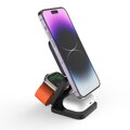 Cubenest 3v1 Skladacia bezdrôtová magnetická nabíjačka E310 sivá