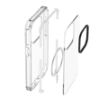 Cubenest Kryt na iPhone 15 Pro MagPro Strong Guard biely