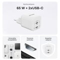 Cubenest PD GaN Nano Nabíjačka 2xUSB-C 65W N2D65