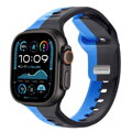 Cubenest Prémiový športový remienok na Apple Watch čierno-modrý