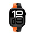 Cubenest Prémiový športový remienok na Apple Watch čierno-oranžový