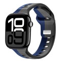 Cubenest Prémiový športový remienok na Apple Watch sivo-modrý