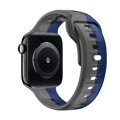 Cubenest Prémiový športový remienok na Apple Watch sivo-modrý