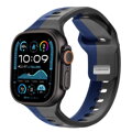 Cubenest Prémiový športový remienok na Apple Watch sivo-modrý