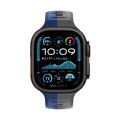 Cubenest Prémiový športový remienok na Apple Watch sivo-modrý
