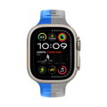 Cubenest Prémiový športový remienok na Apple Watch modro-sivý
