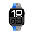 Cubenest Prémiový športový remienok na Apple Watch modro-sivý