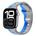 Cubenest Prémiový športový remienok na Apple Watch modro-sivý