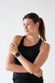 Cubenest Prémiový športový remienok na Apple Watch modro-sivý