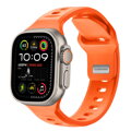 Cubenest Prémiový športový remienok na Apple Watch oranžový