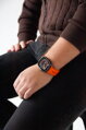 Cubenest Prémiový športový remienok na Apple Watch oranžový