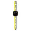 Cubenest Prémiový športový remienok na Apple Watch žlto-sivý