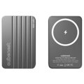 Cubenest Magnetická bezdrôtová powerbanka 5000 mAh S1B1 sivá