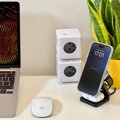 Cubenest 3v1 Skladacia bezdrôtová magnetická nabíjačka S312 Pro čierná
