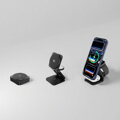 Cubenest 3v1 Qi2.2 Skladacia bezdrôtová magnetická nabíjačka SQ312 Ultra čierna