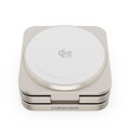 Cubenest 3v1 Qi2.2 Skladacia bezdrôtová magnetická nabíjačka SQ312 Pro titánová