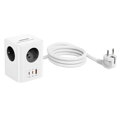 Cubenest PowerCube Extended USB A+C PD 20 W 1,5 m sivá