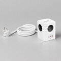 Cubenest PowerCube Extended USB A+C PD 20 W 1,5 m sivá