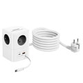 Cubenest PowerCube Extended USB A+C PD 20 W 1,5 m sivá