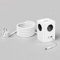 Cubenest PowerCube Extended USB A+C PD 20 W 1,5 m sivá