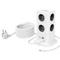 Cubenest PowerCube Extended USB A+C PD 20 W 1,5 m sivá
