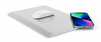 Hliníková ergonomická podložka pod myš s bezdrátovým nabíjením