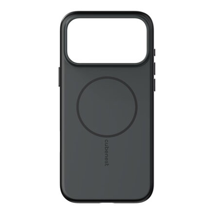 Cubenest Kryt na iPhone 17 Pro Max s podporou MagSafe matný čierny