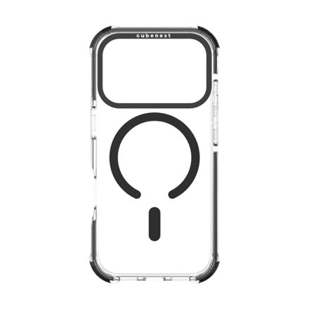 Cubenest Kryt na iPhone 18 Pro MagPro Strong Guard čierny