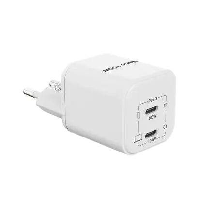 Cubenest PD GaN Nano Nabíjačka 2xUSB-C 100W N2D100