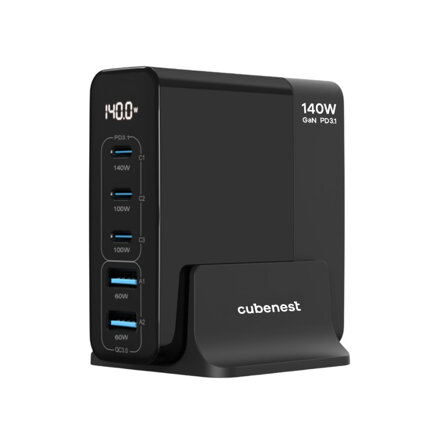 Cubenest PD GaN Nabíjačka 140W S5D0