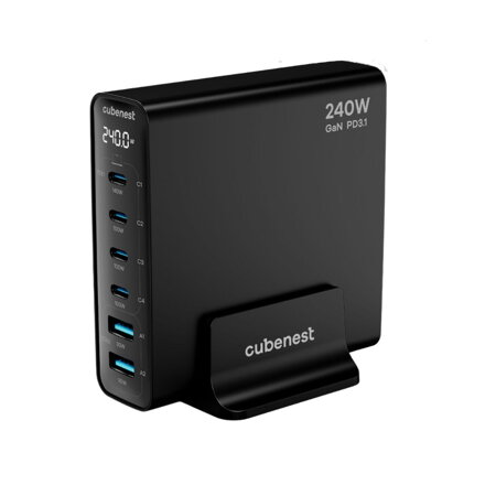 Cubenest PD GaN Nabíjačka 240W S6D0