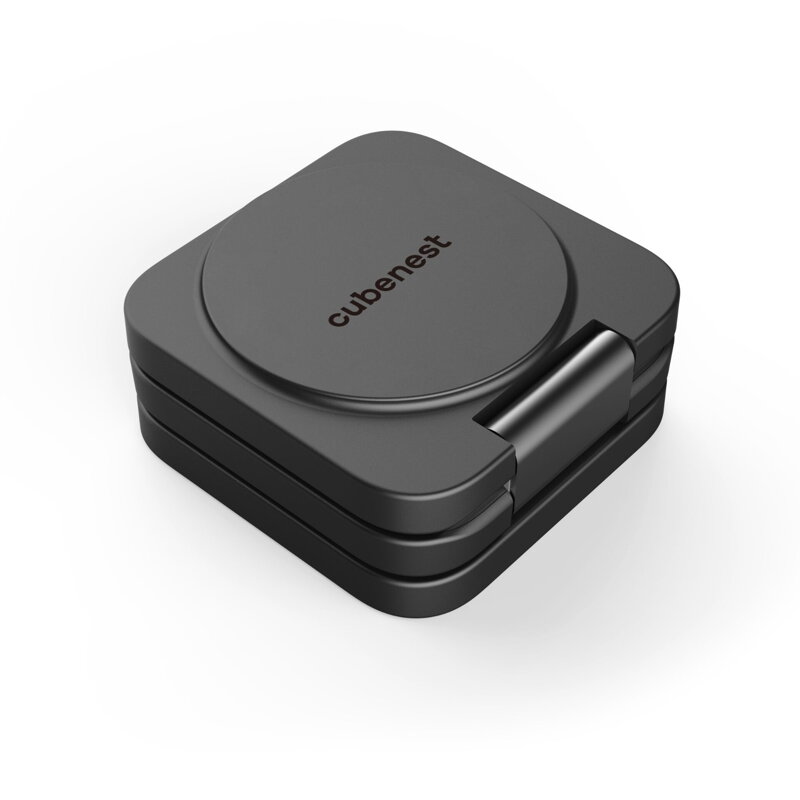 Cubenest 3v1 Skladacia bezdrôtová magnetická nabíjačka E310 sivá