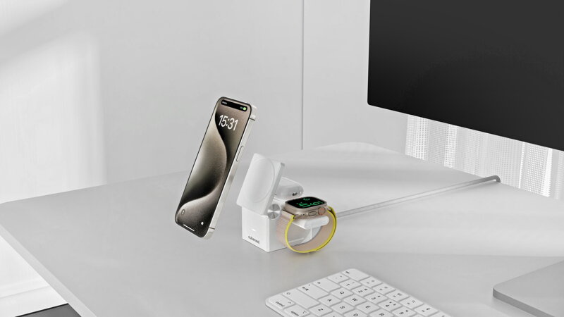 Cubenest 3v1 Bezdrôtová magnetická nabíjačka E311