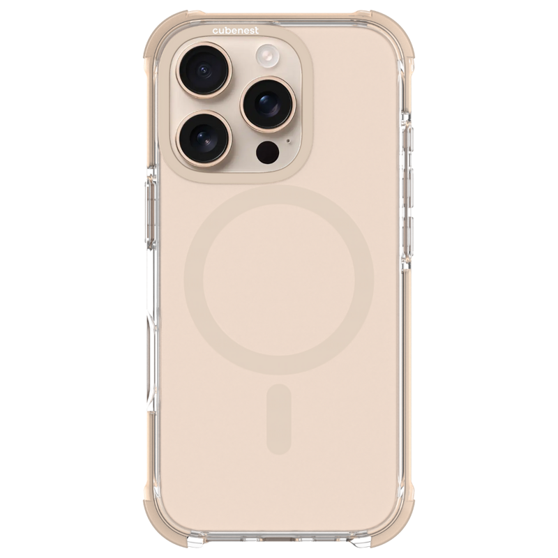 Cubenest Kryt na iPhone 16 Pro MagPro Strong Guard zlatý