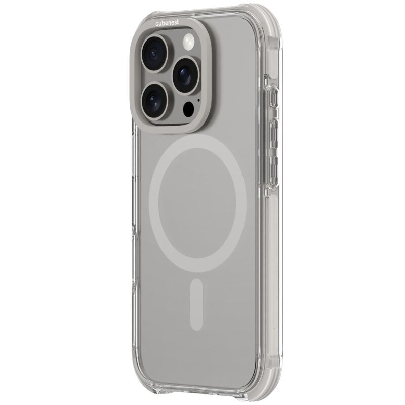 Cubenest Kryt na iPhone 16 Pro MagPro Strong Guard titánový