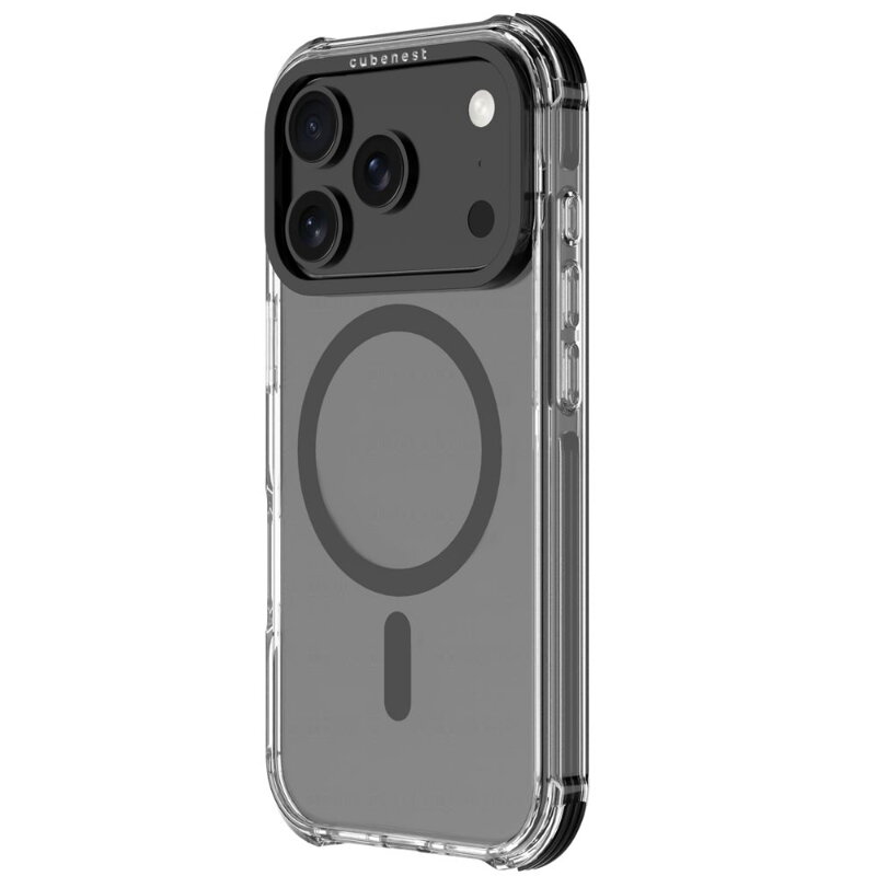 Cubenest Kryt na iPhone 17 Pro MagPro Strong Guard čierny