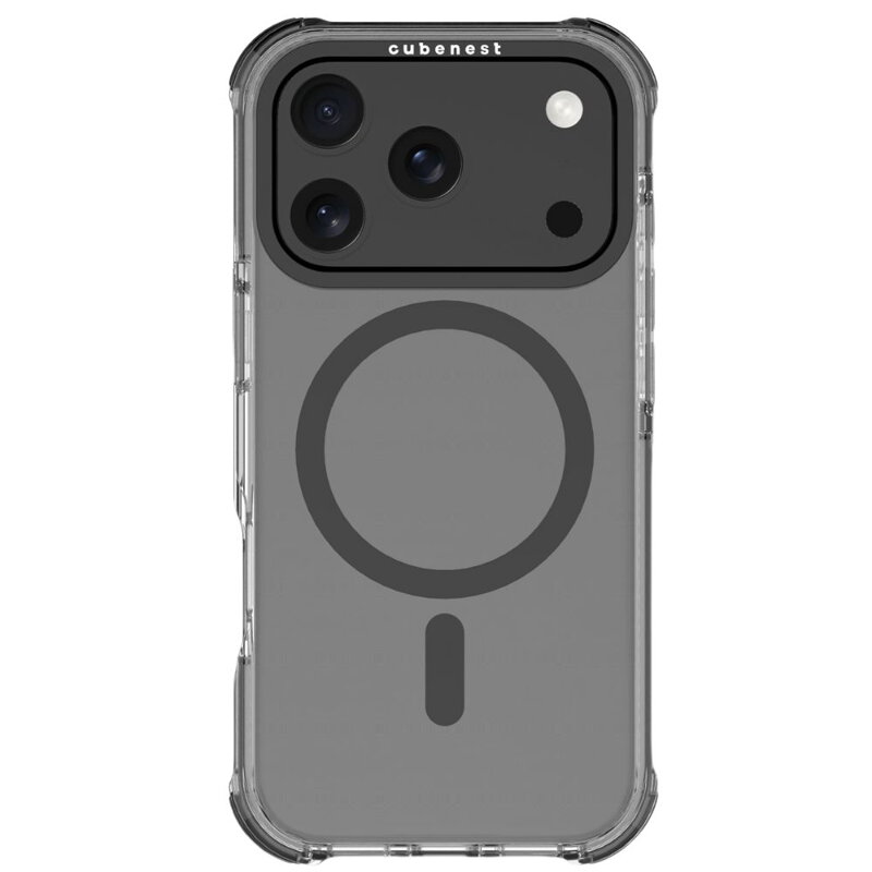 Cubenest Kryt na iPhone 17 Pro MagPro Strong Guard čierny