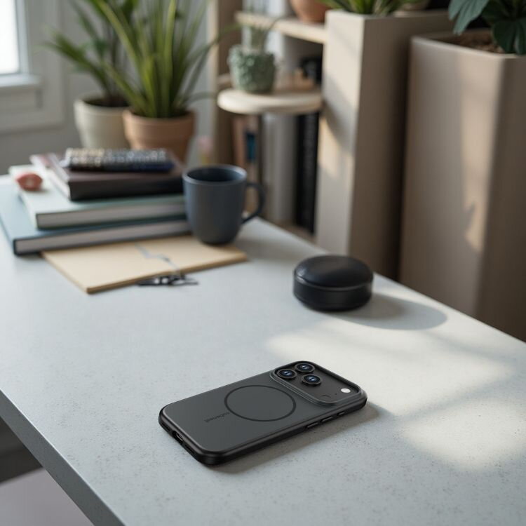 Cubenest Kryt na iPhone 17 Pro s podporou MagSafe matný čierny