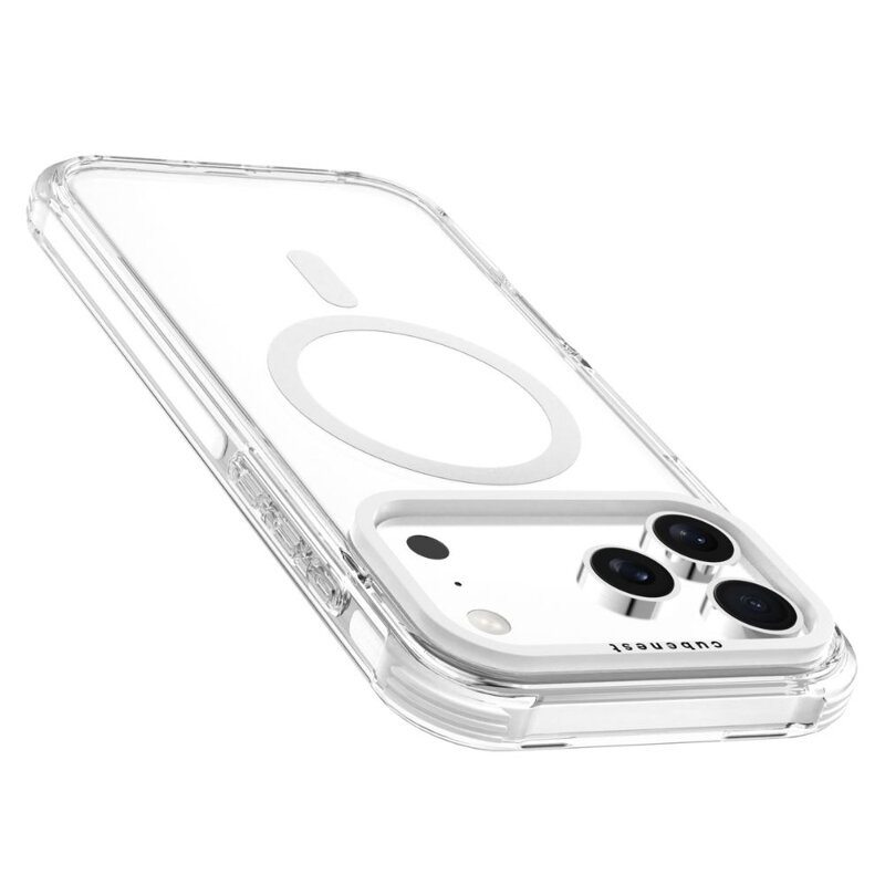 Cubenest Kryt na iPhone 17 Pro Max MagPro Strong Guard biely