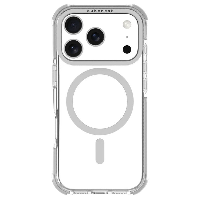 Cubenest Kryt na iPhone 17 Pro MagPro Strong Guard biely