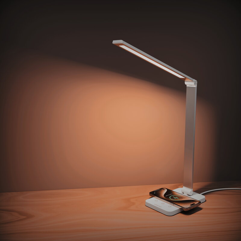 Cubenest Stolná LED lampička s bezdrôtovým nabíjaním LTW01C