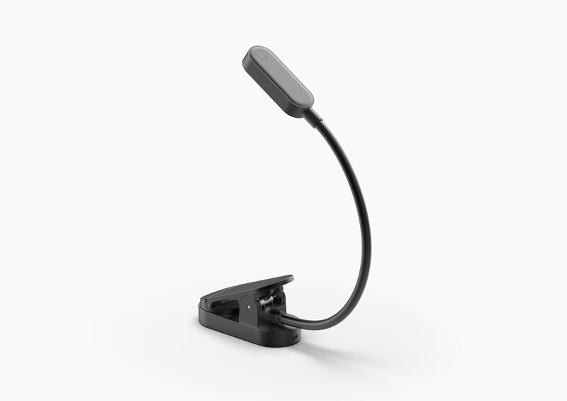 Cubenest LED lampička s klipom LTW02 čierna