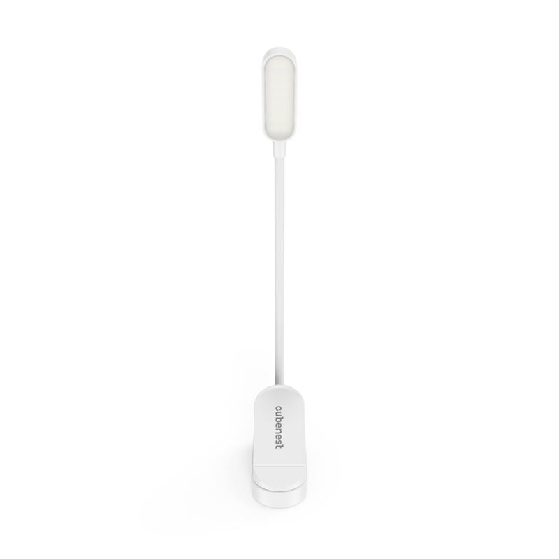 Cubenest LED lampička s klipom LTW02 biela